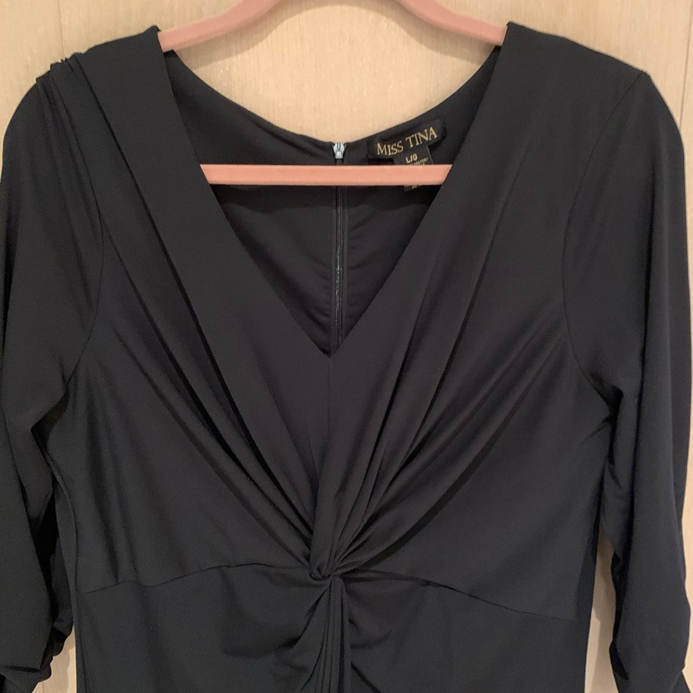 Miss Tina black dress